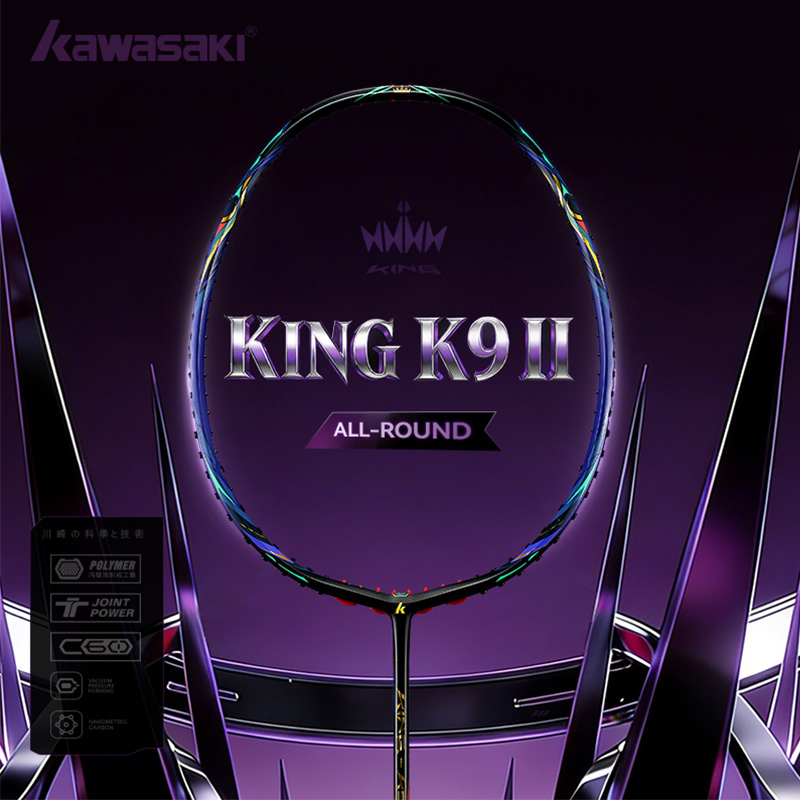 Badminton Bwf - Rakieta do badmintona Kawasaki KING K9