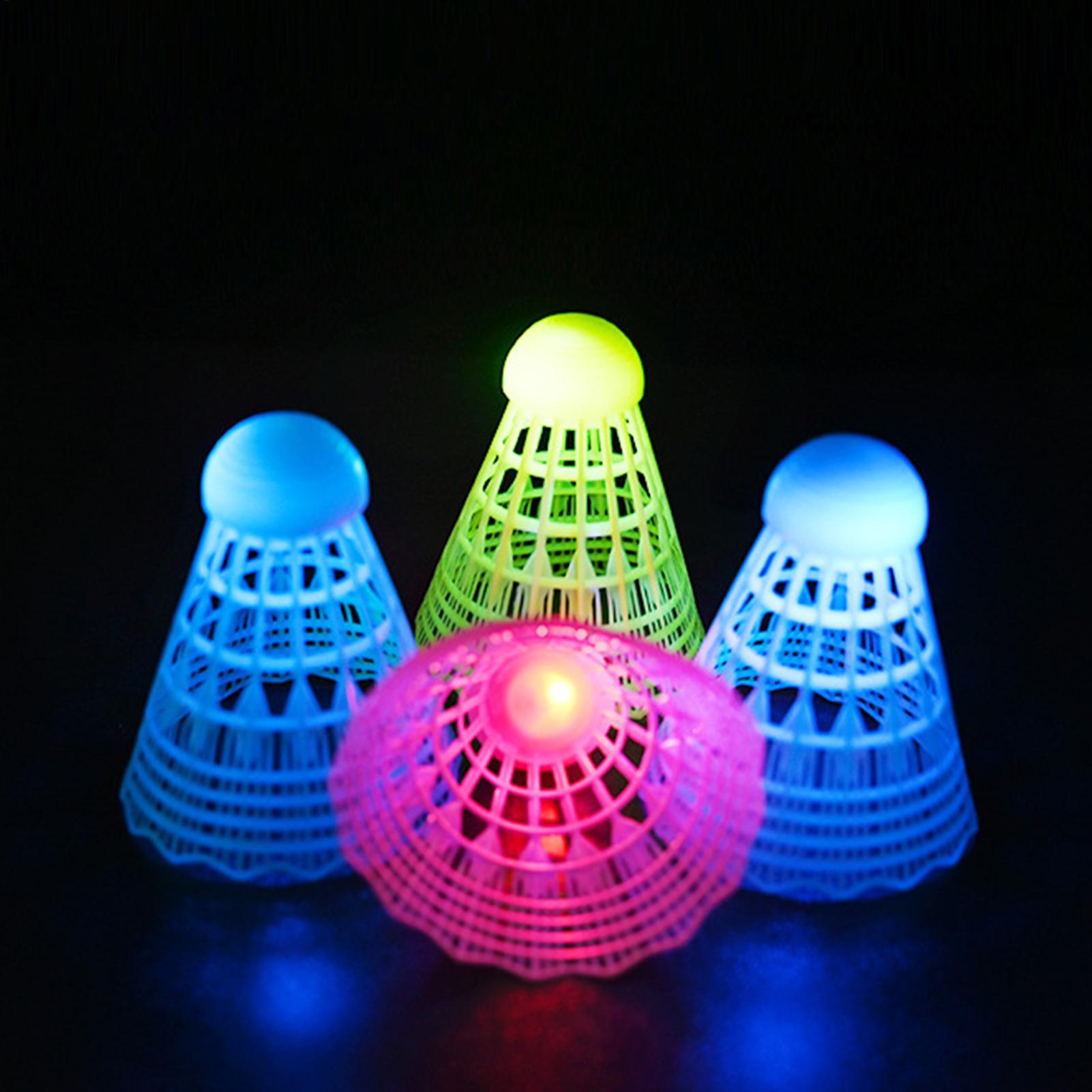 Badminton Bwf - 3 szt. LED-owe piłki do badmintona,