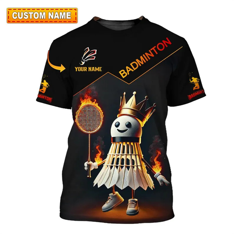 Badminton Emoji - Badminton Sport T-shirt Odzież męska Cool