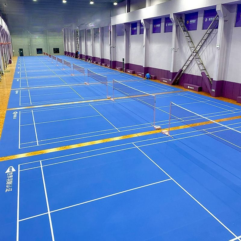 Mata podłogowa do badmintona,  – Badminton Hall recenzja i cena