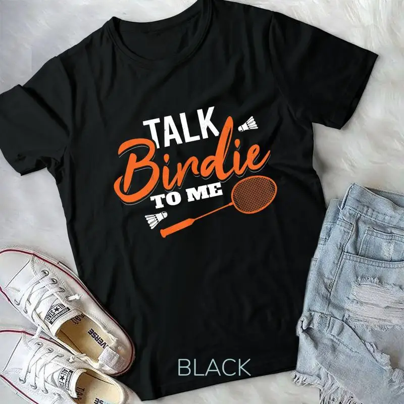 Koszulka unisex Talk Birdie To – Badminton Talk recenzja i cena